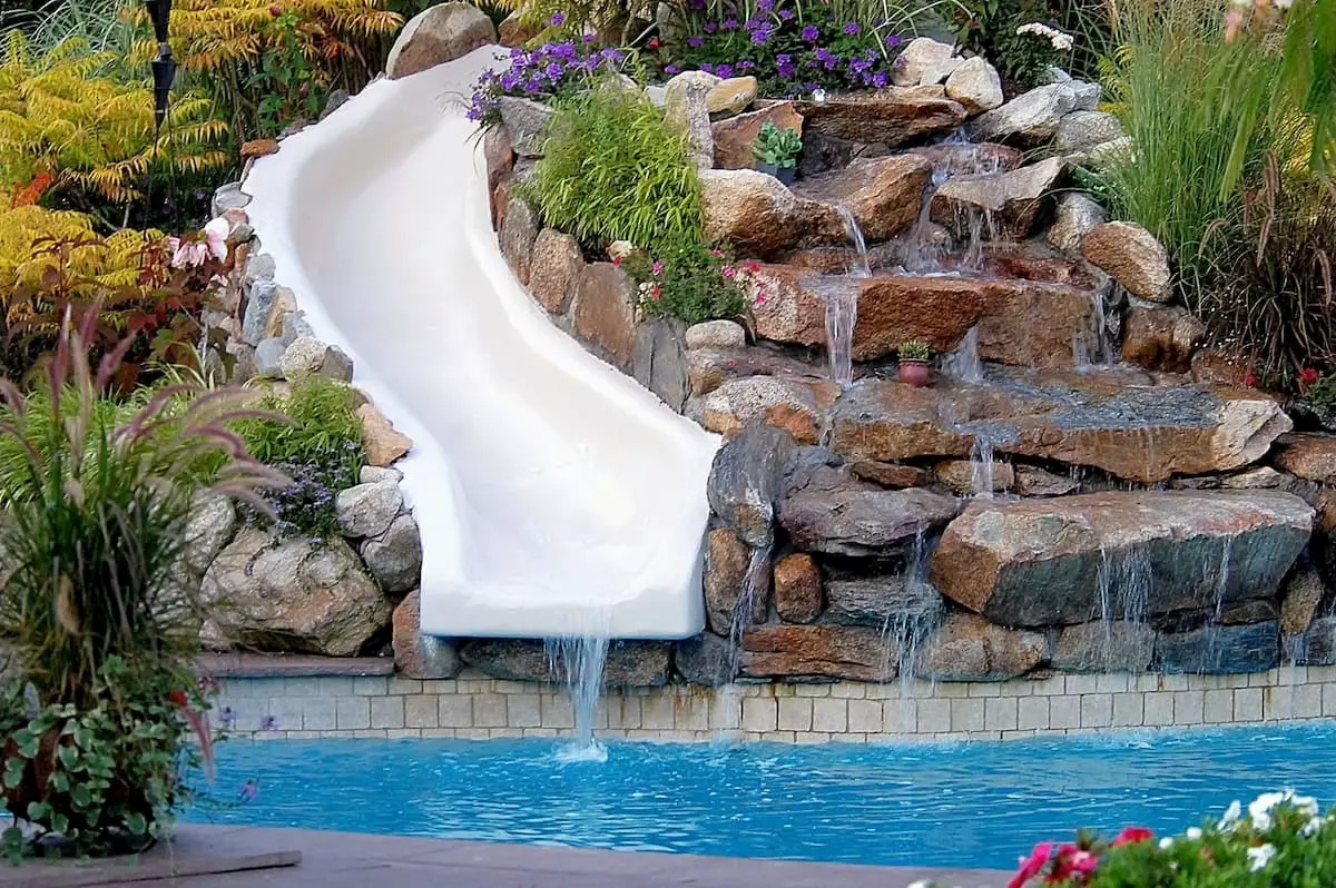 If Adding a Pool Slide Check For Correct Depth to Stay Safe
