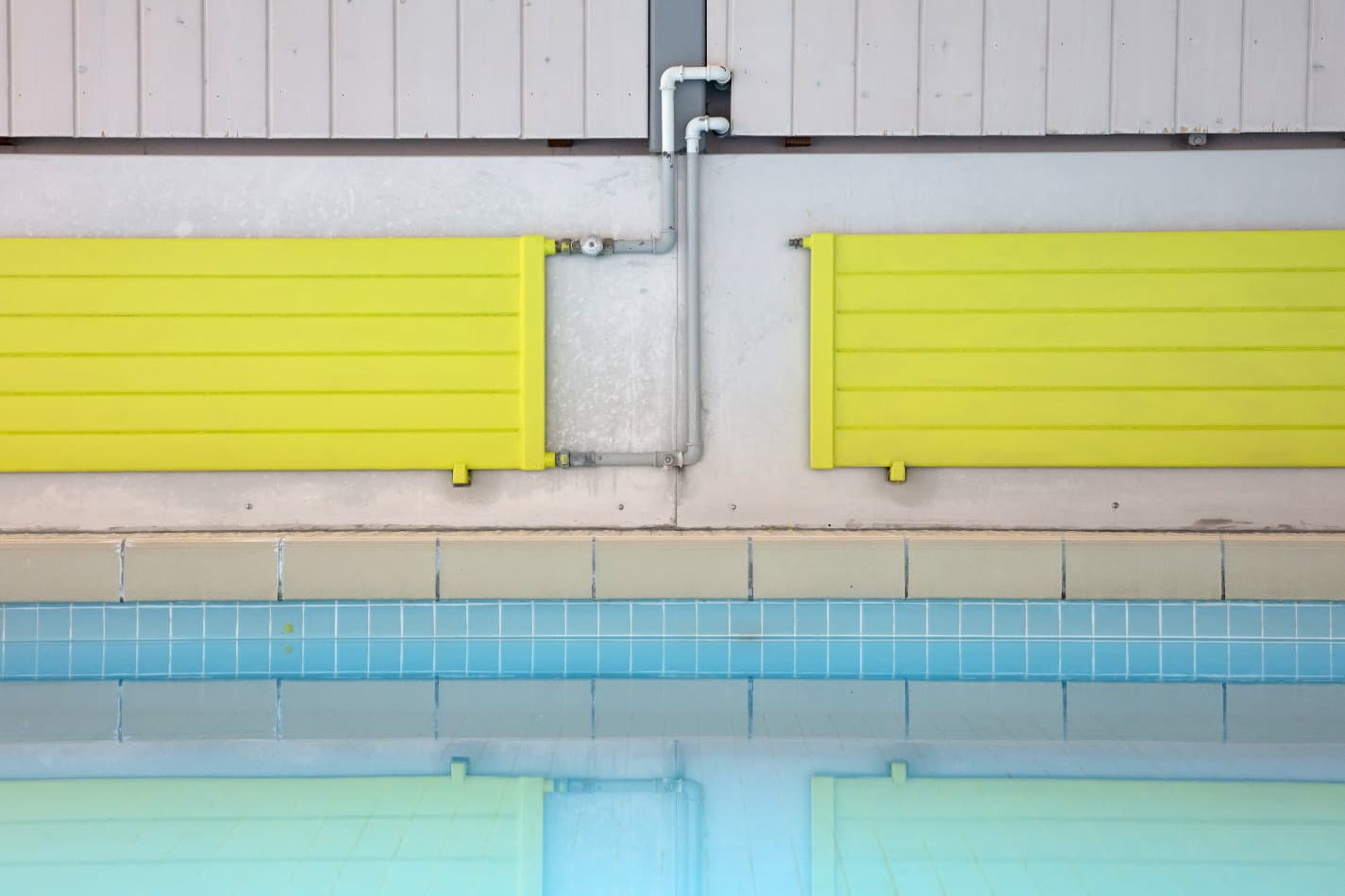 pool heater mounted on the wall